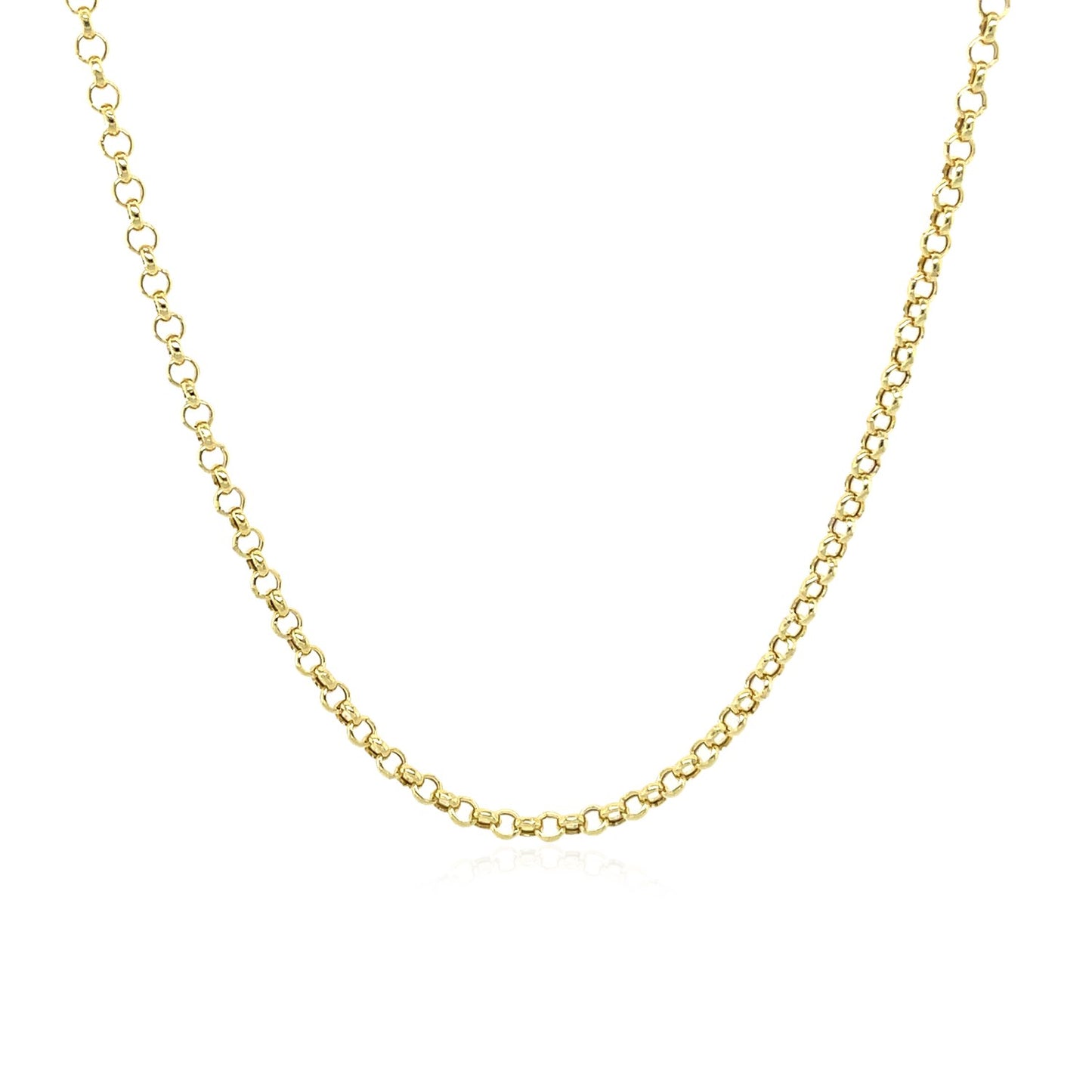 10k Yellow Gold Rolo Chain (1.90 mm)