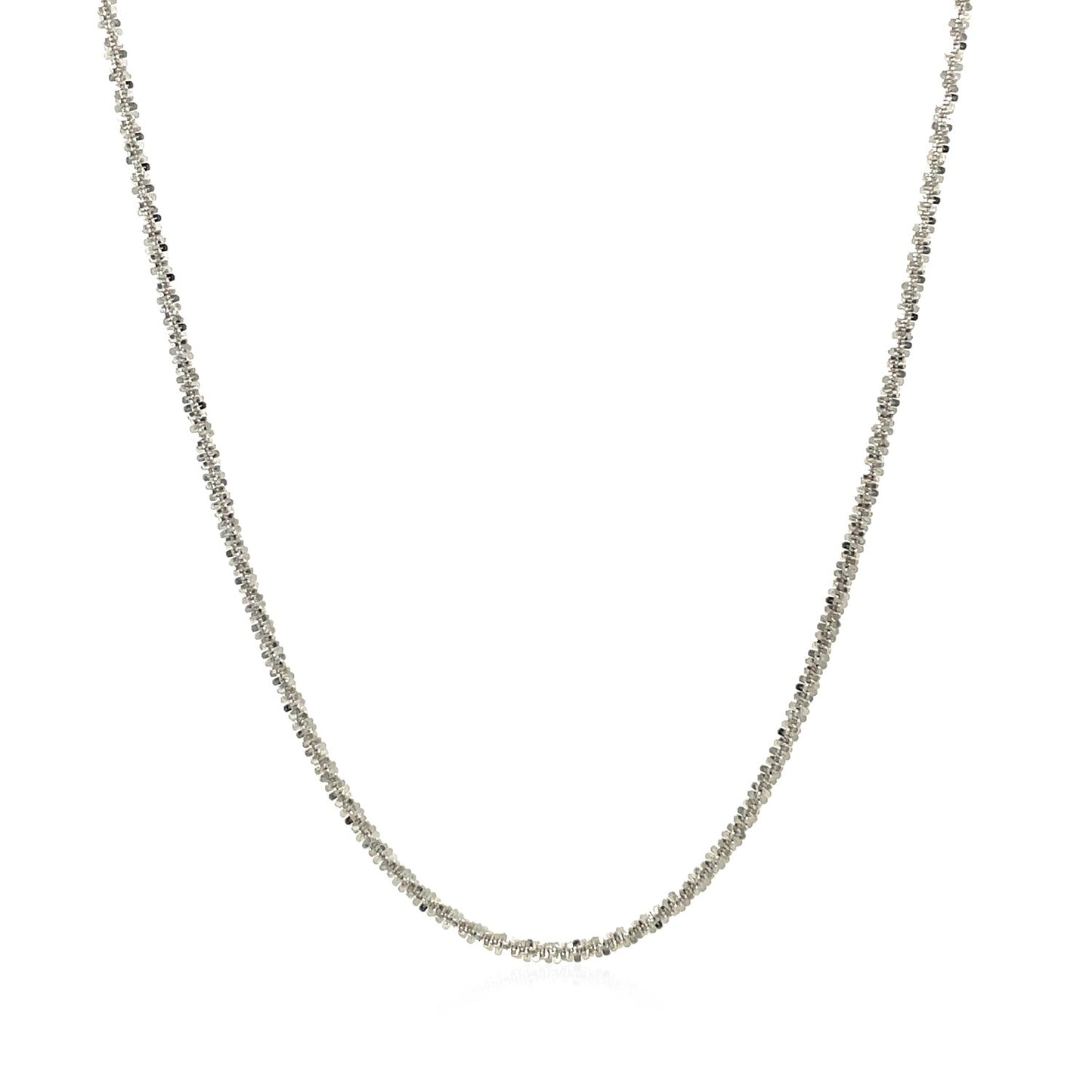 14k White Gold Sparkle Chain (1.50 mm)