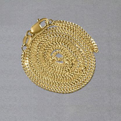 10k Yellow Gold Gourmette Chain (1.40 mm)