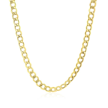 14k Yellow Gold Curb Chain (4.40 mm)