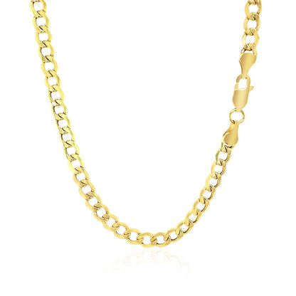 14k Yellow Gold Curb Chain (4.40 mm)