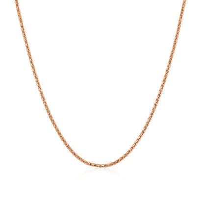 14k Rose Gold Adjustable Popcorn Chain (1.30 mm)