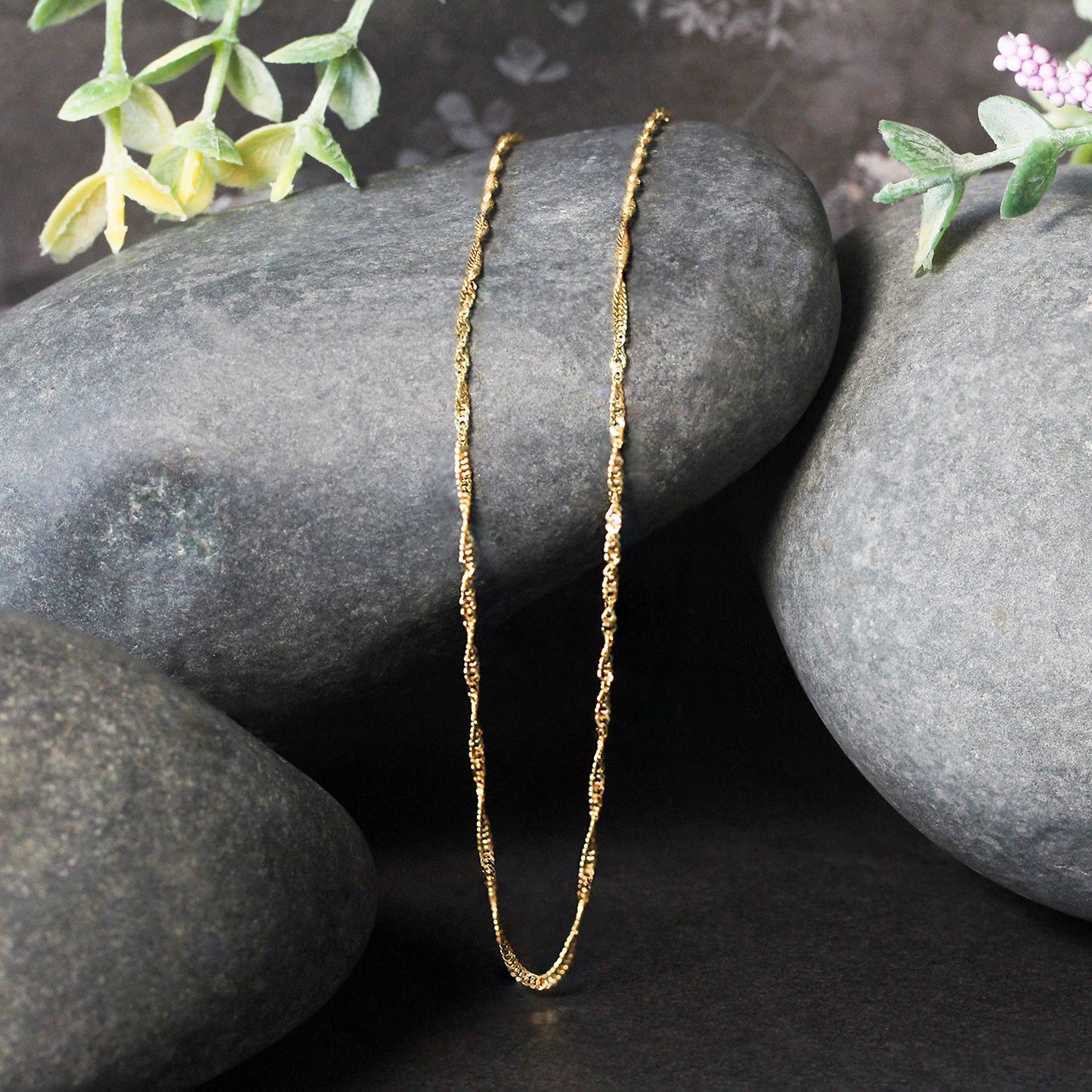 10k Yellow Gold Singapore Chain (1.50 mm)