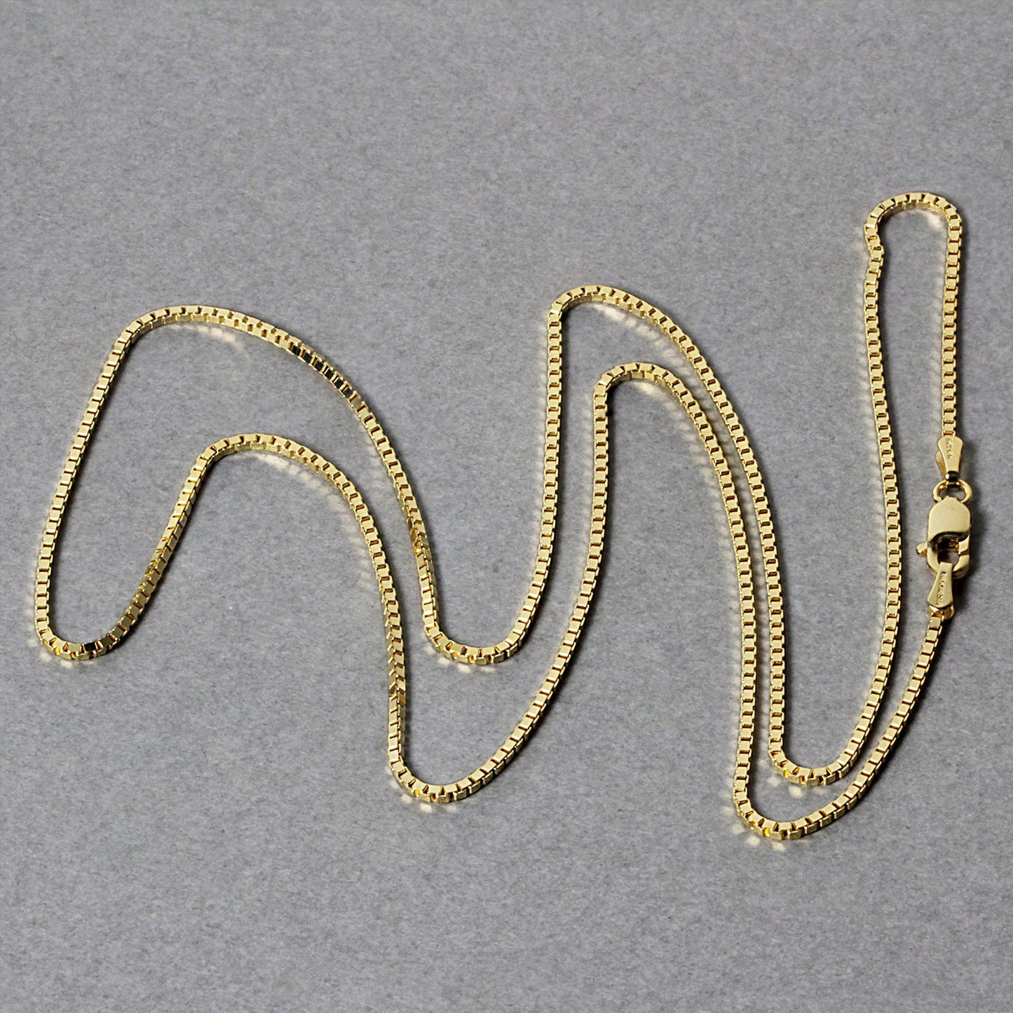 14k Yellow Gold Classic Box Chain (1.1 mm)