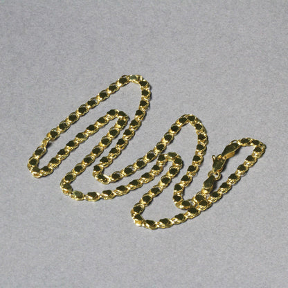 14k Yellow Gold Heart Chain (3.20 mm)