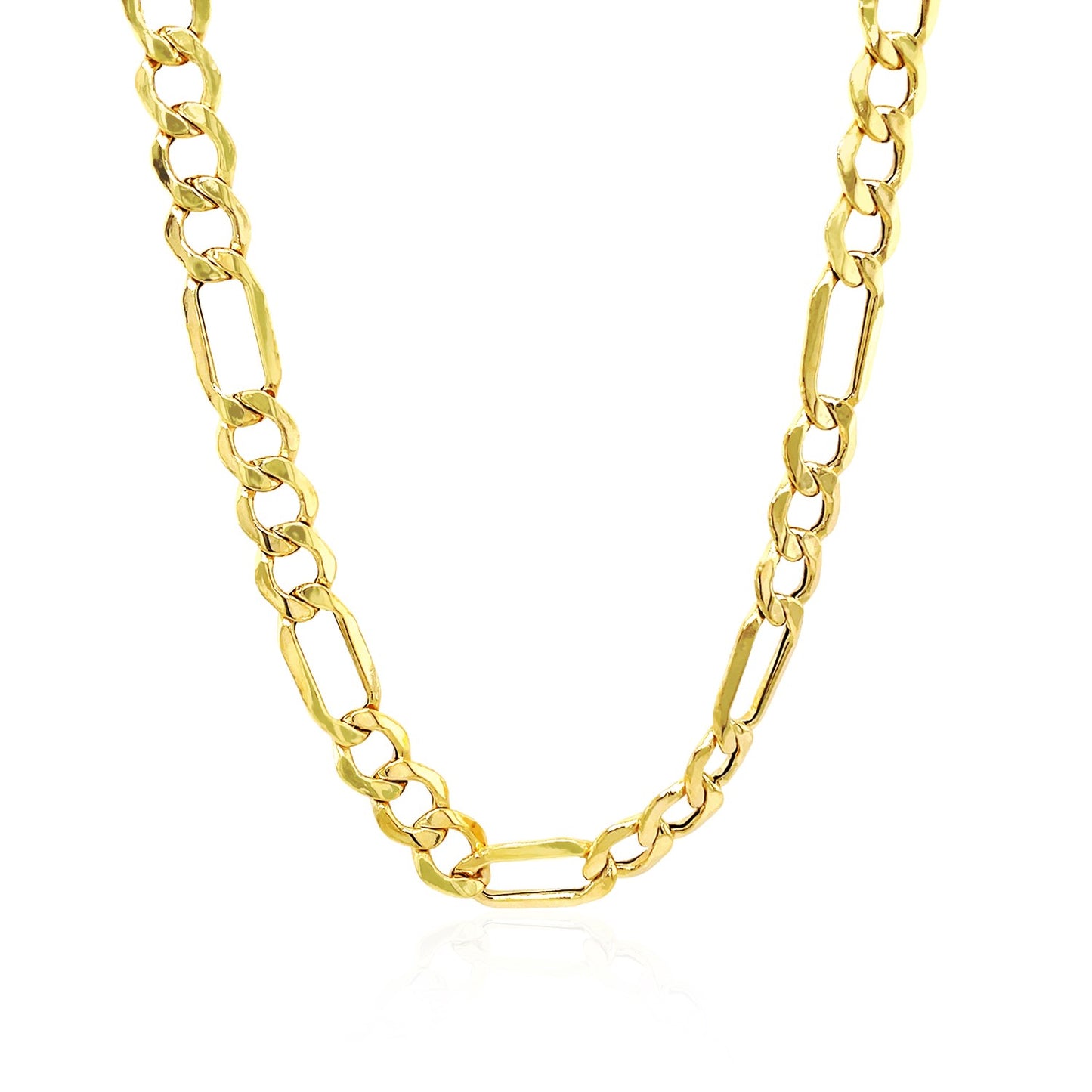 10k Yellow Gold Lite Figaro Chain (6.60 mm)