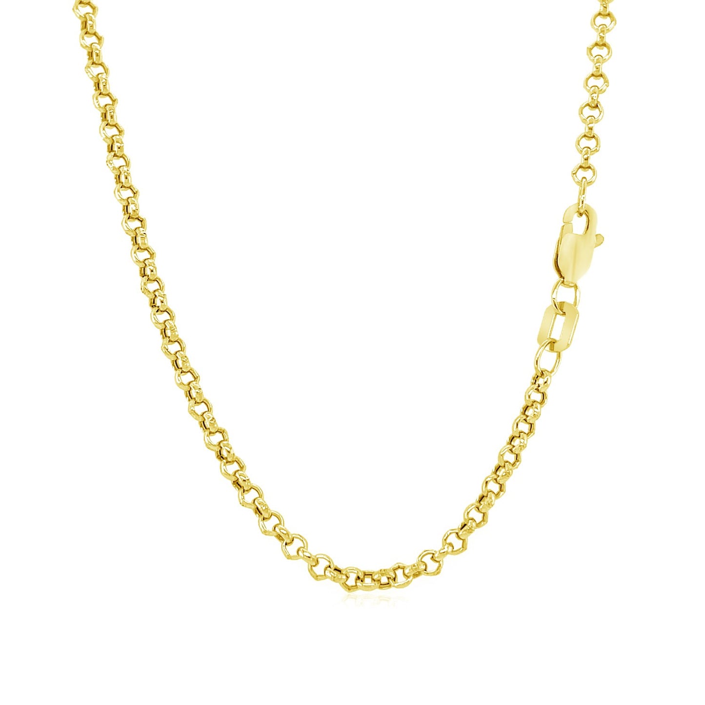 10k Yellow Gold Rolo Chain (2.40 mm)