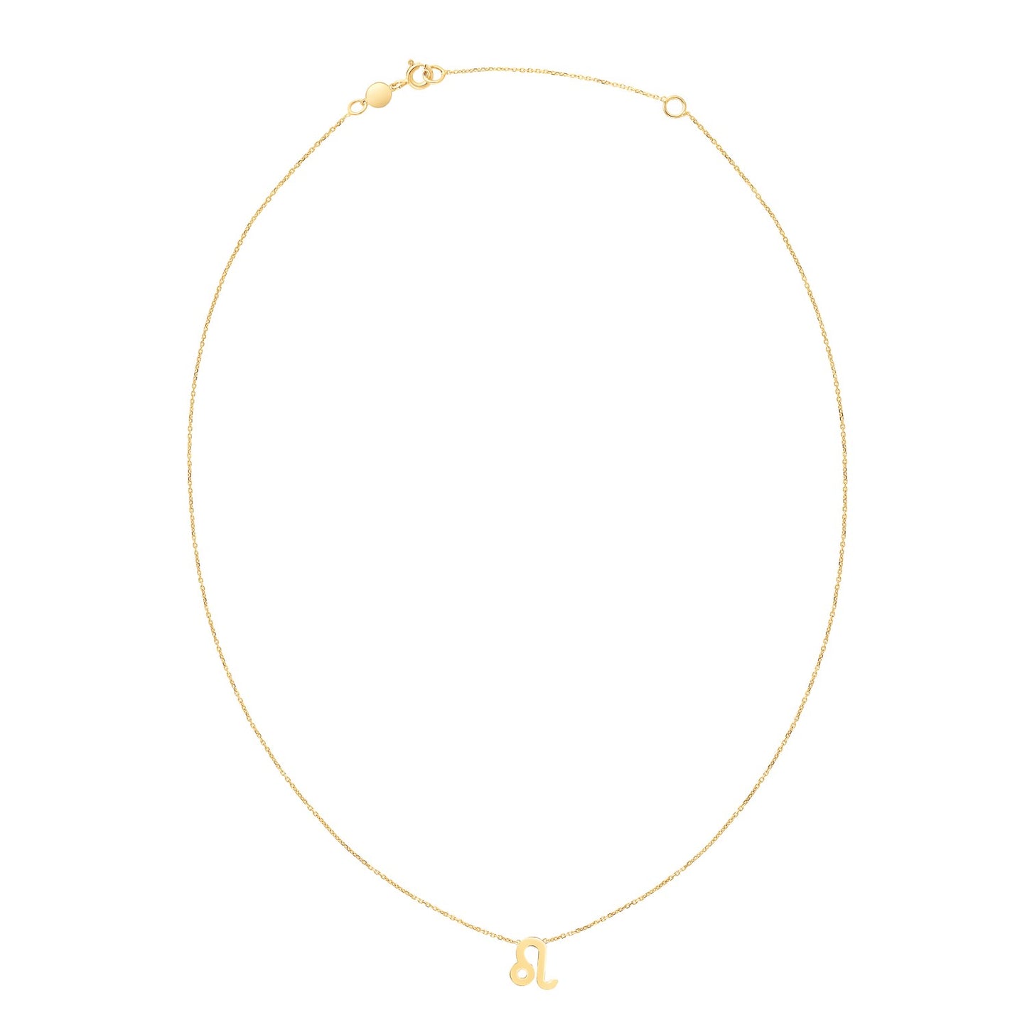 14K Yellow Gold Leo Necklace