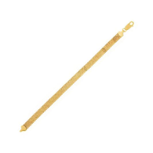 14k Yellow Gold Bismark Bracelet (7.00 mm)