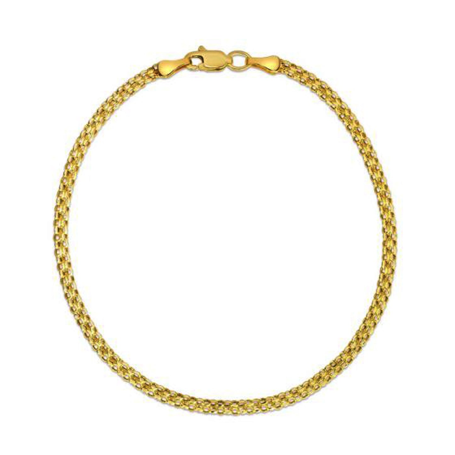 14k Yellow Gold Bismark Bracelet (2.50 mm)