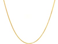 18k Yellow Gold Classic Box Chain (0.85 mm)