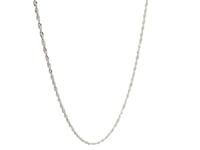 10k White Gold Singapore Chain  (1.10 mm)