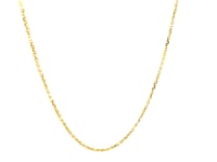 10k Yellow Gold Adjustable Cable Chain (1.10 mm)