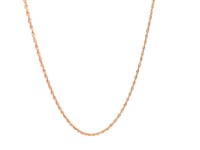 14k Rose Gold Singapore Chain (1.10 mm)