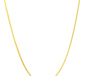 14k Yellow Gold Diamond Cut Round Wheat Chain (0.60 mm)