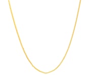 10k Yellow Gold Wheat Chain 1.0mm (1.00 mm)