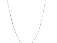 10k White Gold Classic Box Chain (0.60 mm)