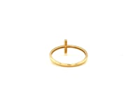 14k Yellow Gold Cross Motif Ring(1.50 mm)