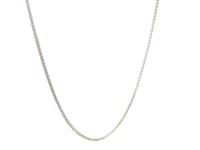 18k White Gold Round Wheat Chain (1.20 mm)