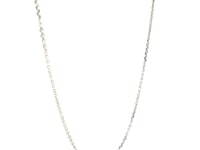 10k White Gold Cable Chain (1.10 mm)