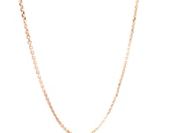 14k Rose Gold Diamond Cut Cable Link Chain (1.10 mm)