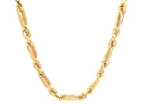 14k Yellow Gold Figaro Chain Necklace