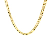 10k Yellow Gold Semi Solid Miami Cuban Chain (5.00 mm)