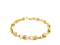 14k Yellow Gold 7 1/2 inch Jax Chain Bracelet (4.00 mm)