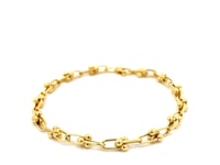 14k Yellow Gold 7 1/2 inch Jax Chain Bracelet (3.00 mm)