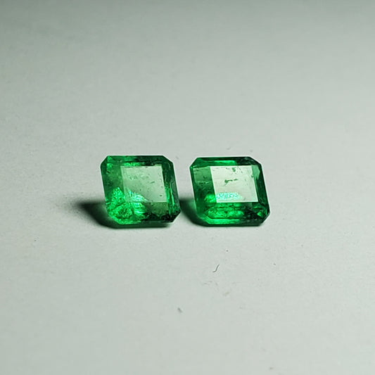 0.66 Ct Colombian Emerald Pair | Northern Gem Supply