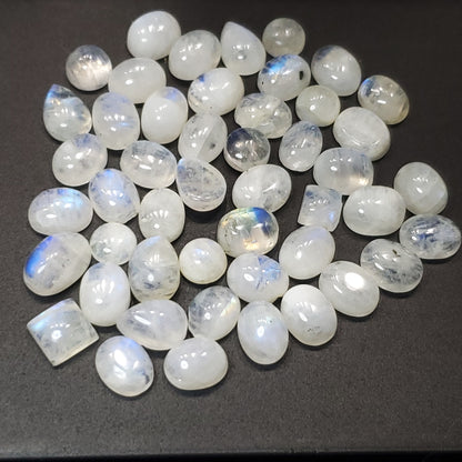 100.99 Ct Moonstone Lot Mixed Shapes (48 pc) | Northern Gem Supply