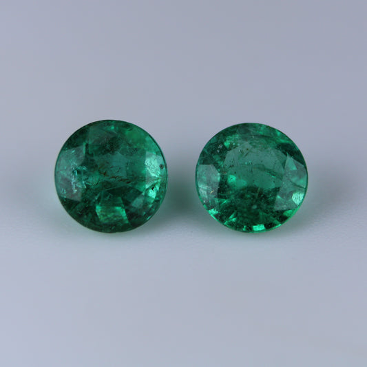 1.24 Ct Emerald Pair | Northern Gem Supply