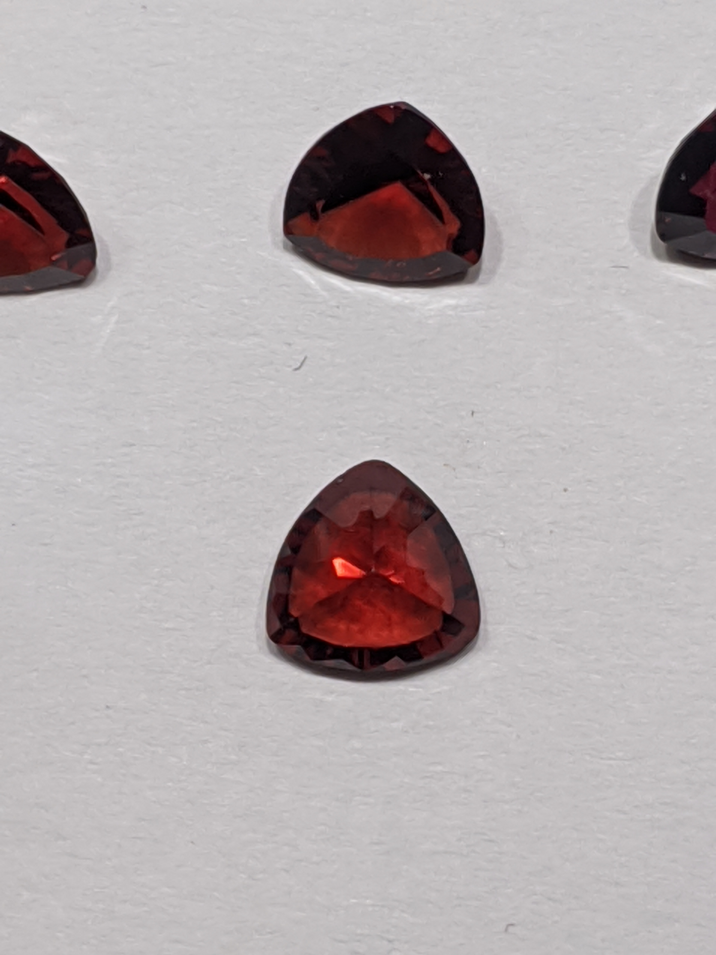 Garnet 6mm Trillion With Concave Edges (4 pc) | Northern Gem Supply