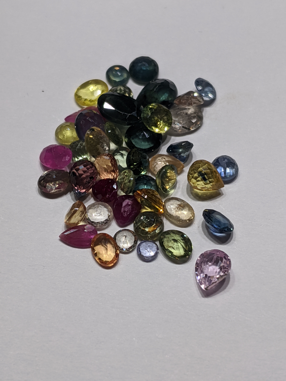 10 Ct Mixed Color Sapphire | Northern Gem Supply