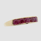 1.20 Ct Ruby Band In 10k Gold